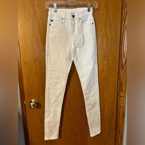 KanCan White Sadie High Rise Ankle Skinny Jeans  Size 1/24 NWT